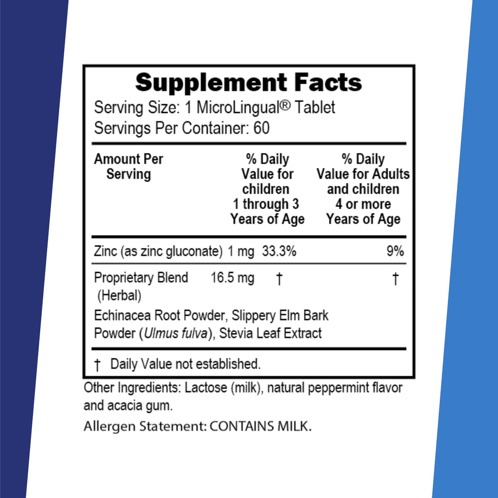 Peppermint-flavored lozenjets dissolving on the tongue