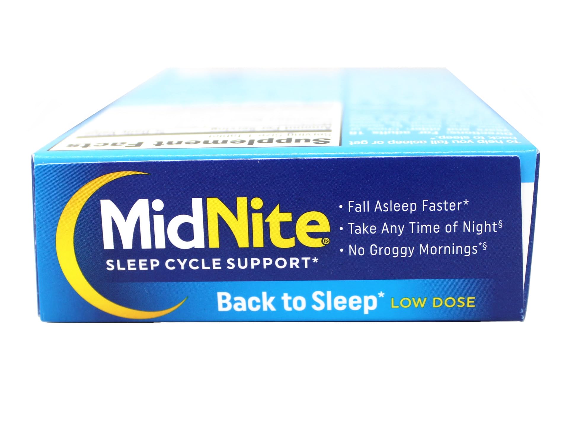 Box graphic for MidNite Sleep Cycle Support 30 quick melt tablets pack 4