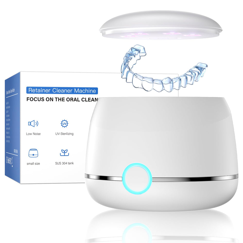 Midomi Ultrasonic Retainer Cleaner with compact 200ml pod