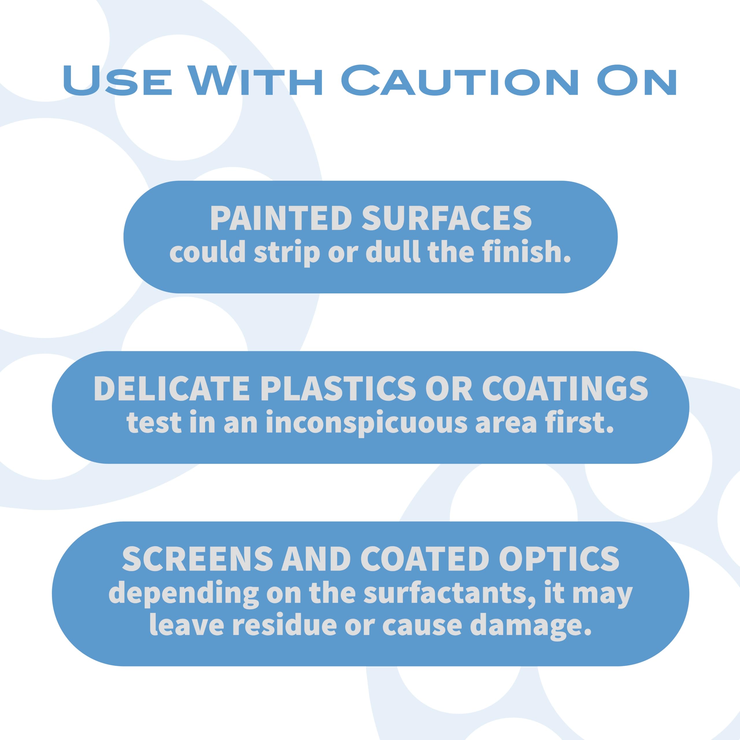 Tube packaging showing optics cleaner and cloth