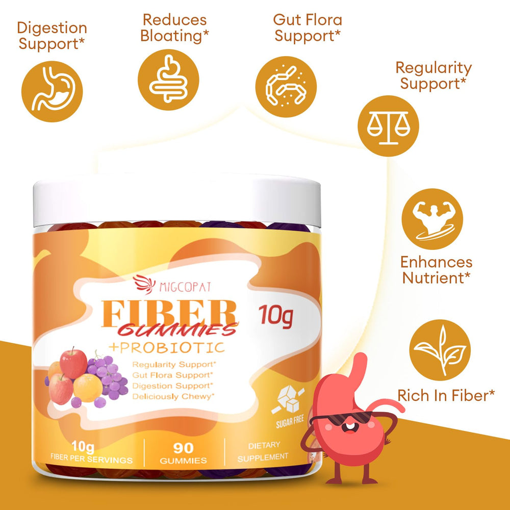 Assorted fruit-flavored gummies: orange, grape, apple