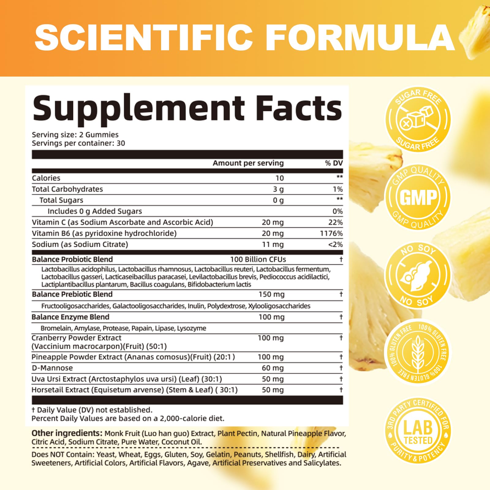 Bottle of Migcopat Premium Feminine Balance Gummies opened