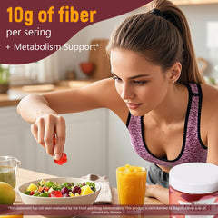 Nutritional highlight: 10g fiber per serving on label