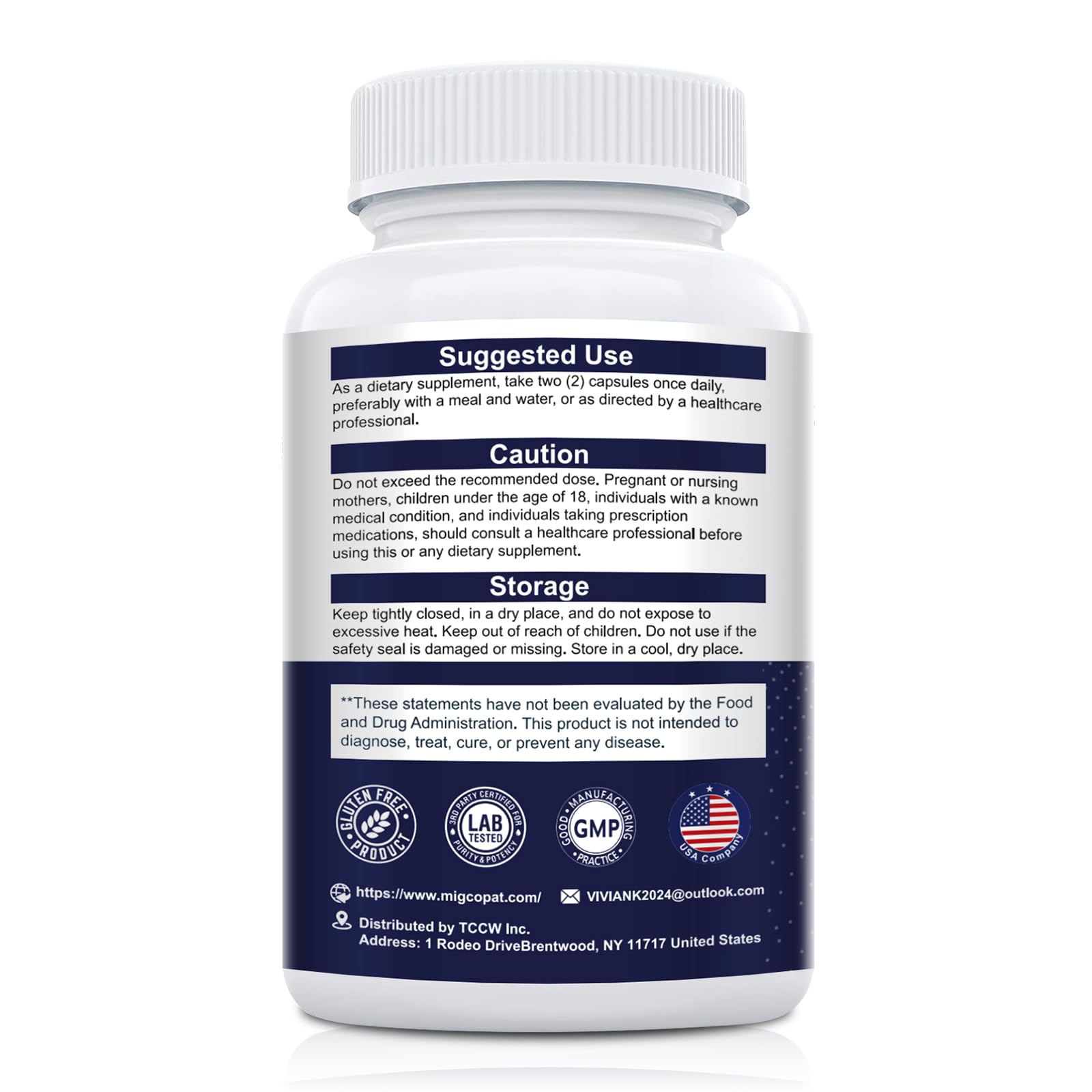 For men and women: digestive wellness in 120 capsules