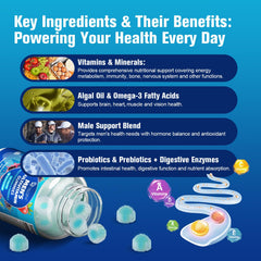 High-potency vitamins and minerals including zinc and selenium