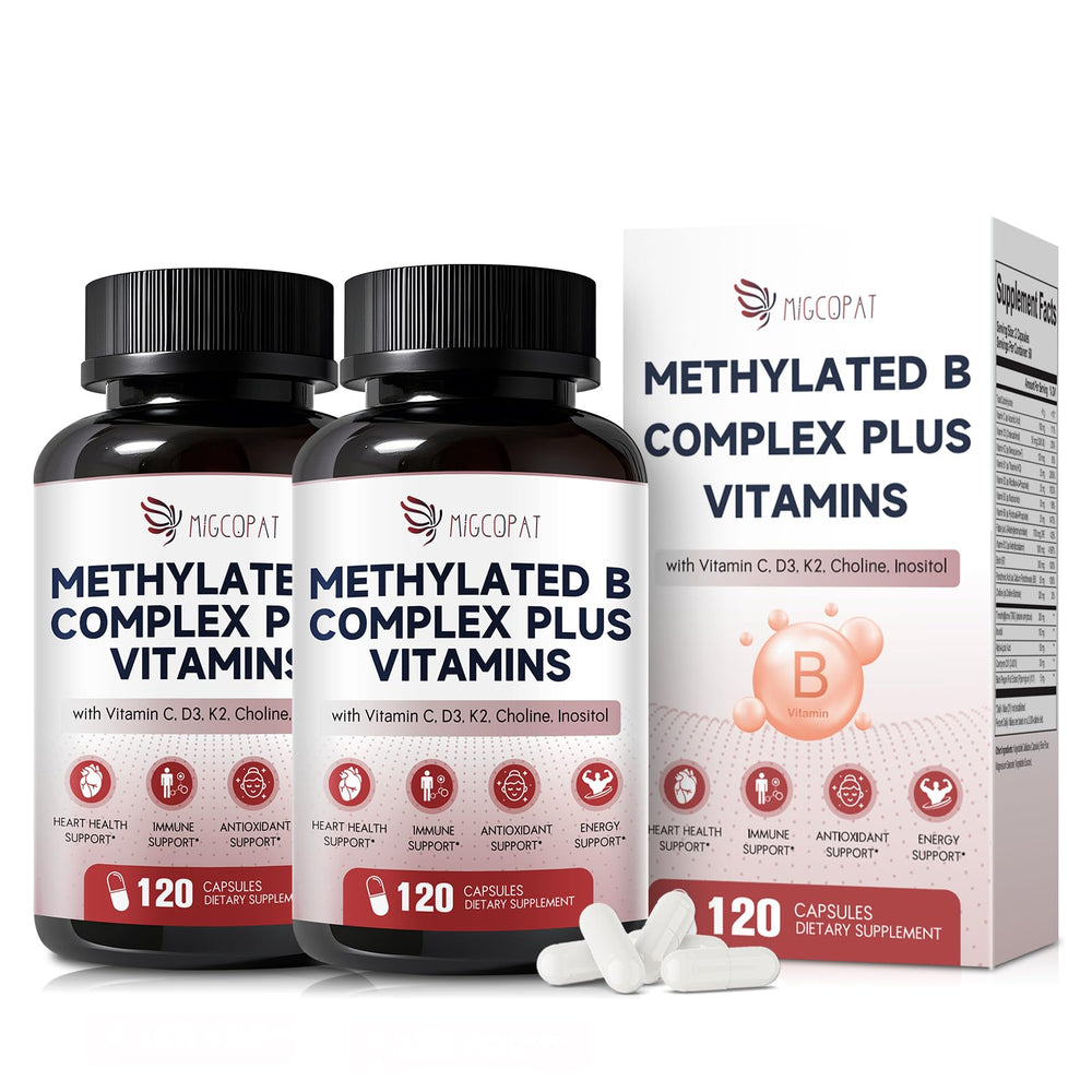 Bottle of Migcopat 16-in-1 Methylated Multivitamin Plus