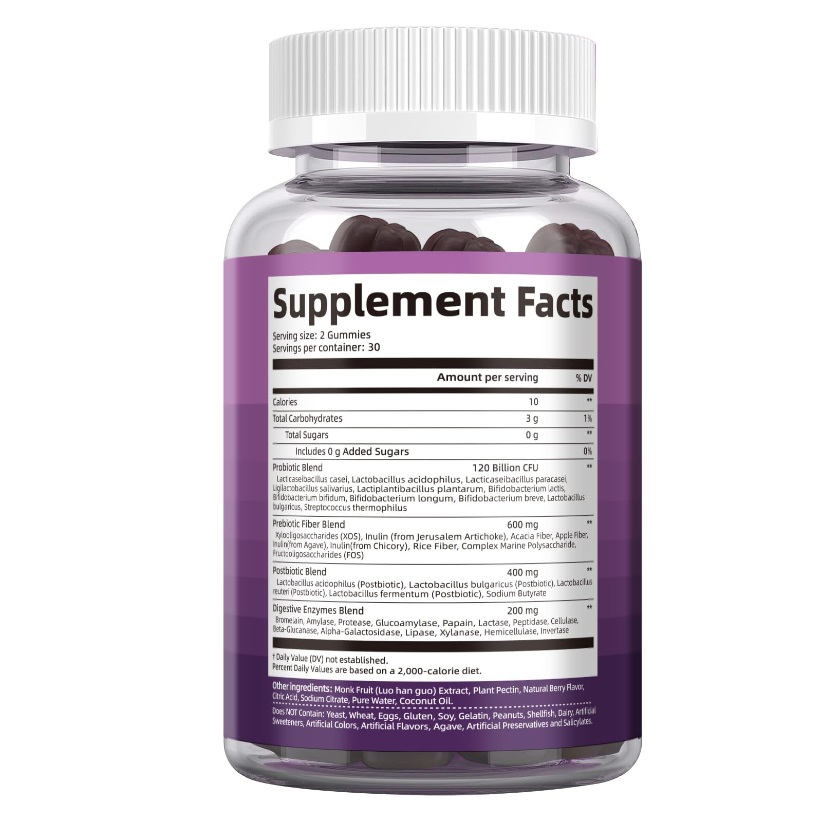 Sugar-free icon indicating Migcopat Gummies are sugar free