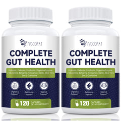 Migcopat Probiotics hero image with 240 count bottle