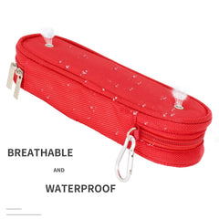 Durable 1680D Oxford fabric with dual zipper closure