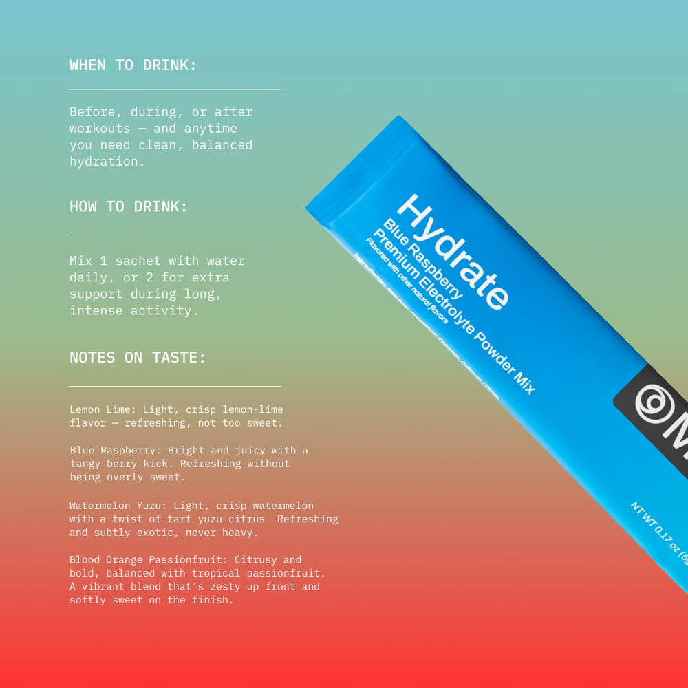 Blue Raspberry Mikra Hydrate packet