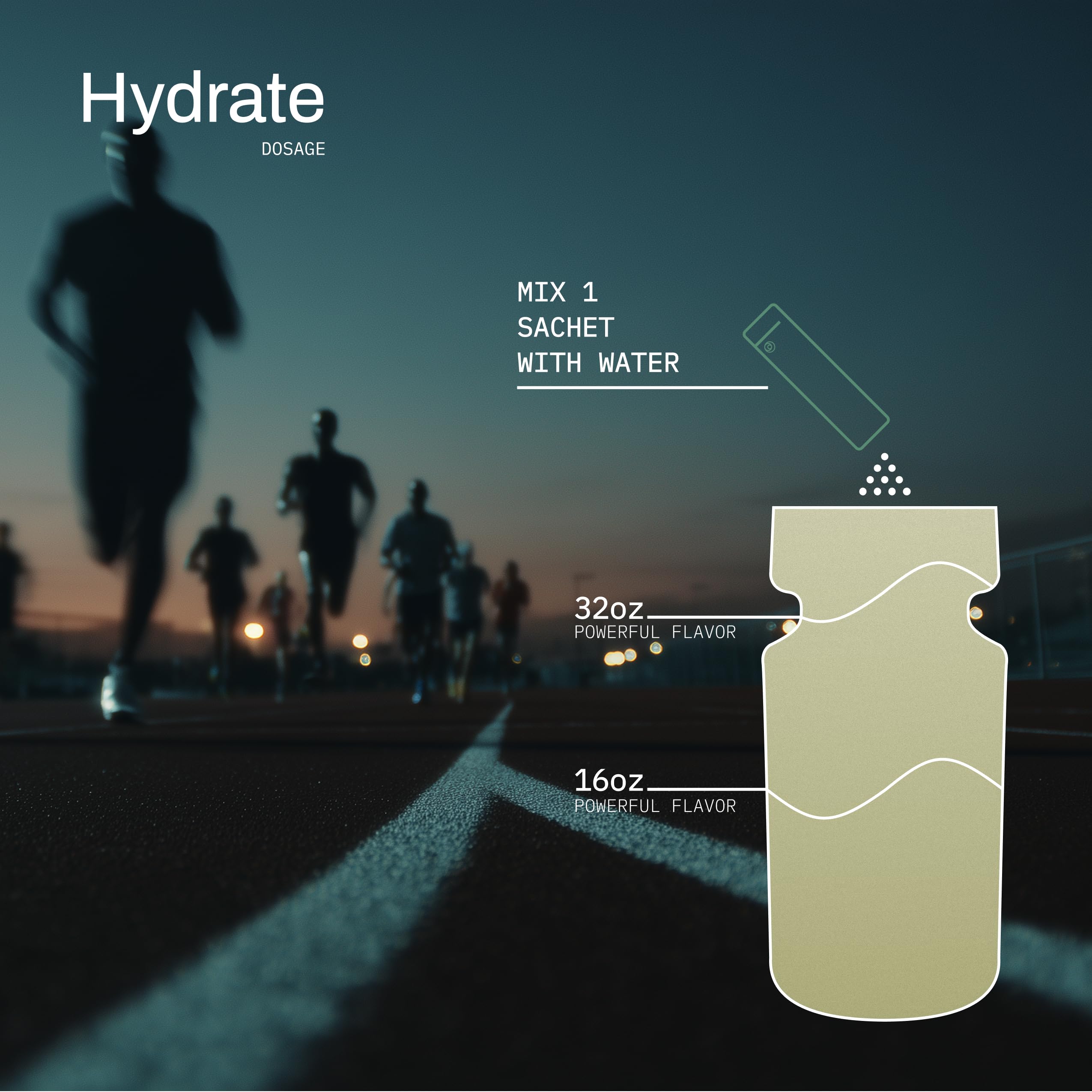 Mikra Hydrate Blue Raspberry electrolyte packets