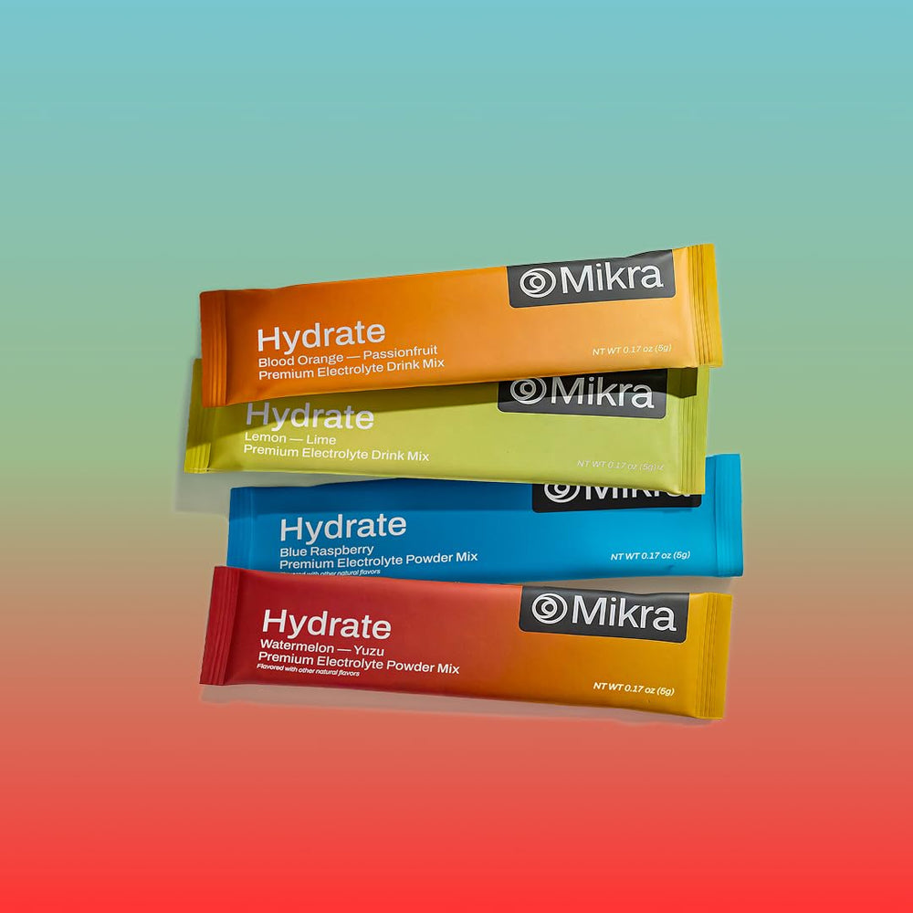 Mikra Hydrate ingredients and nutrition panel
