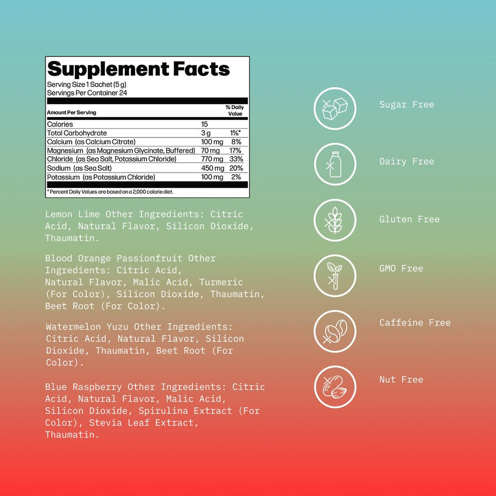 Lemon Lime Mikra Hydrate electrolyte packet