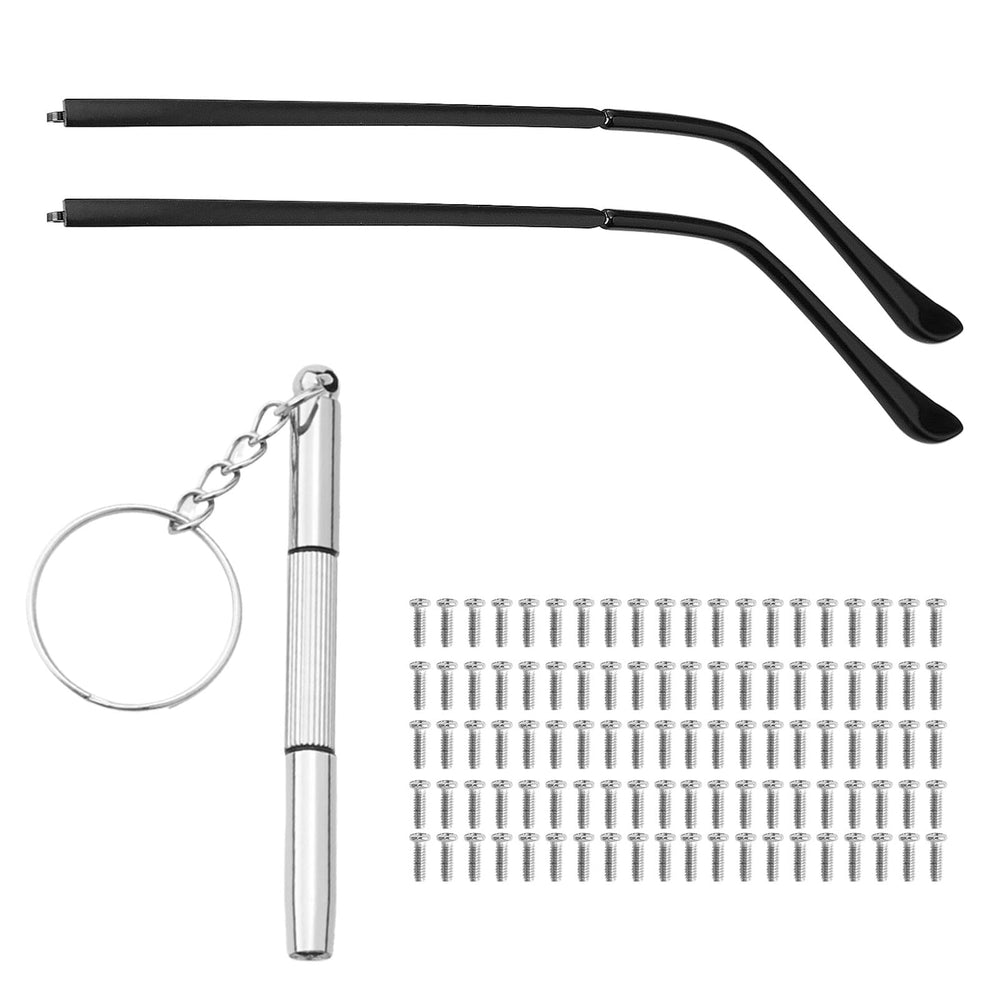 Compatible with metal, plastic, and TR90 frames with external hinges