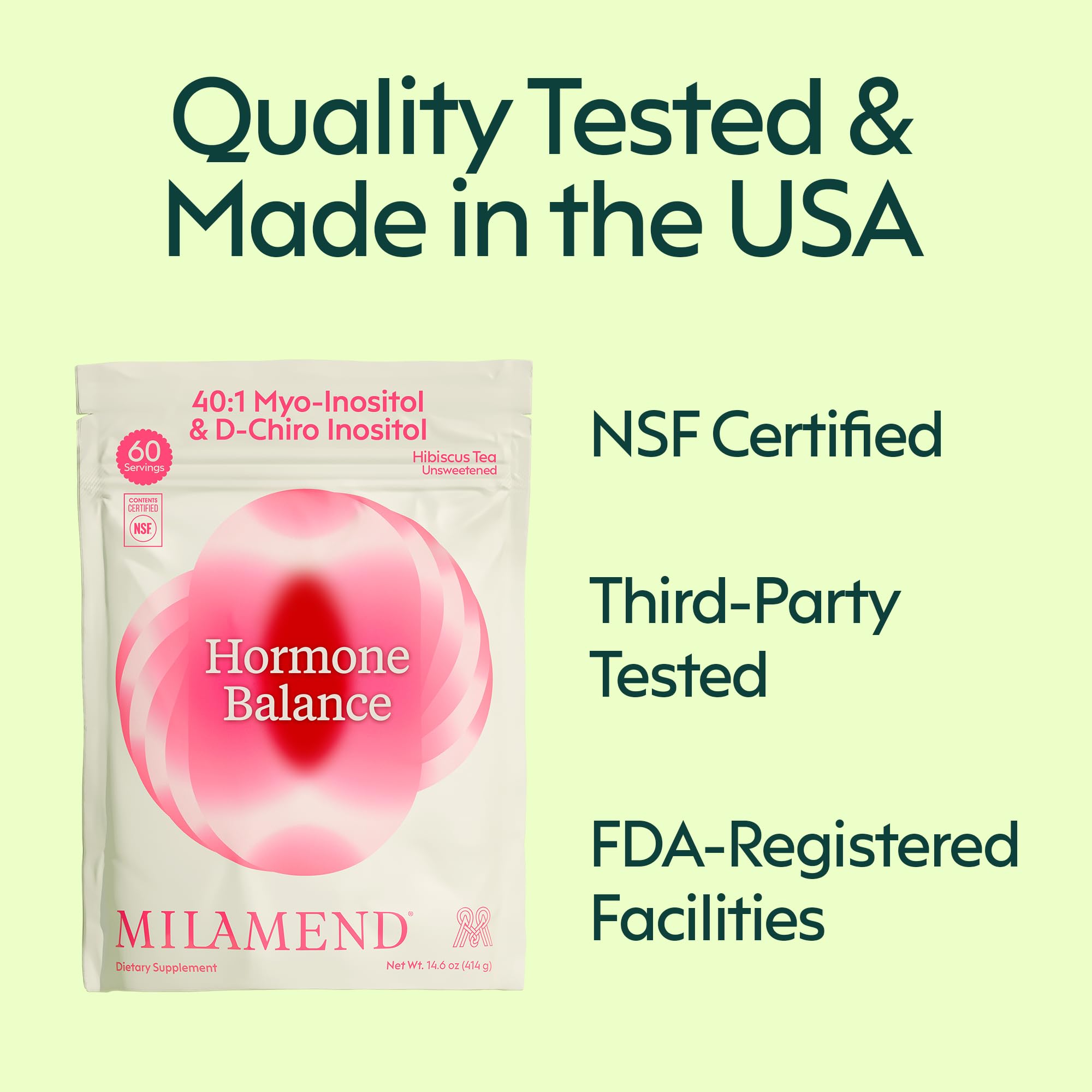 milamend hibiscus powder texture close up illustrating no artificial sweeteners