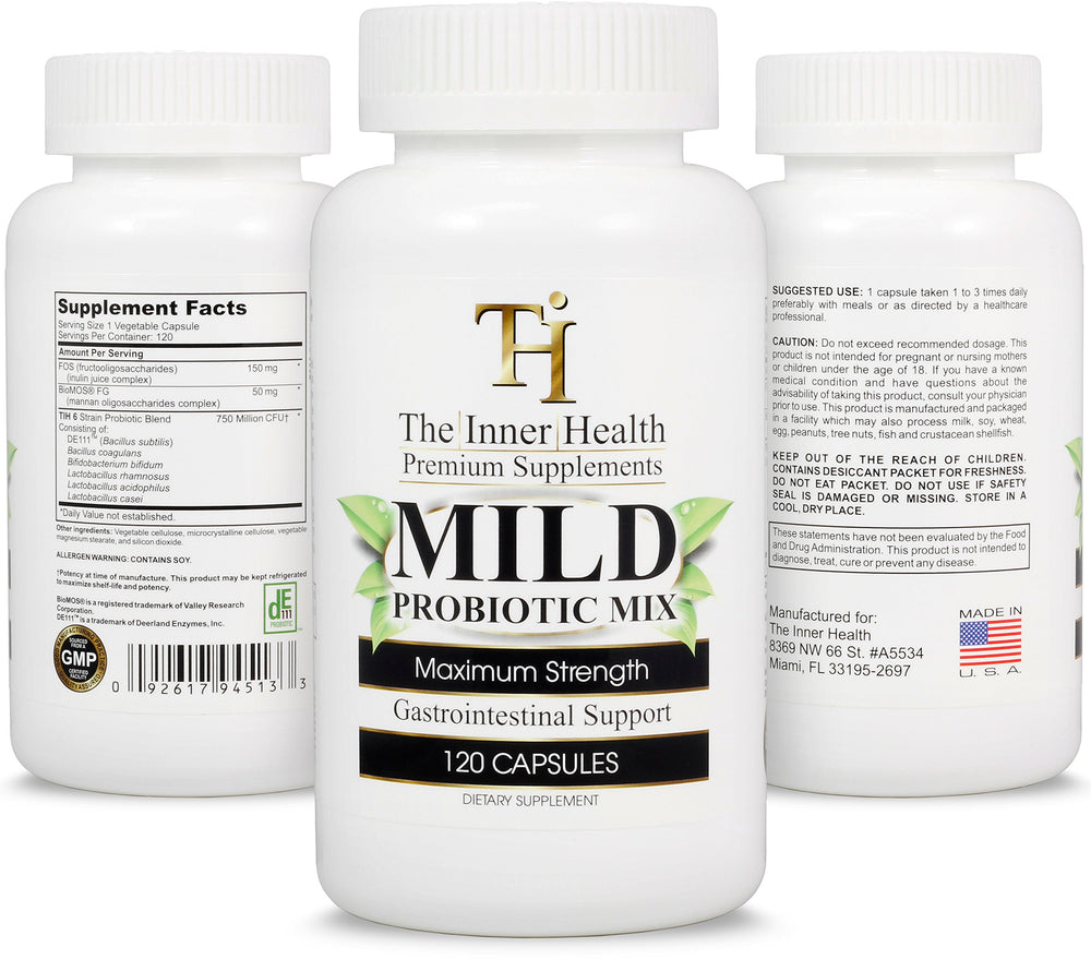 Synbiotic blend with FOS/inulin and MOS prebiotics