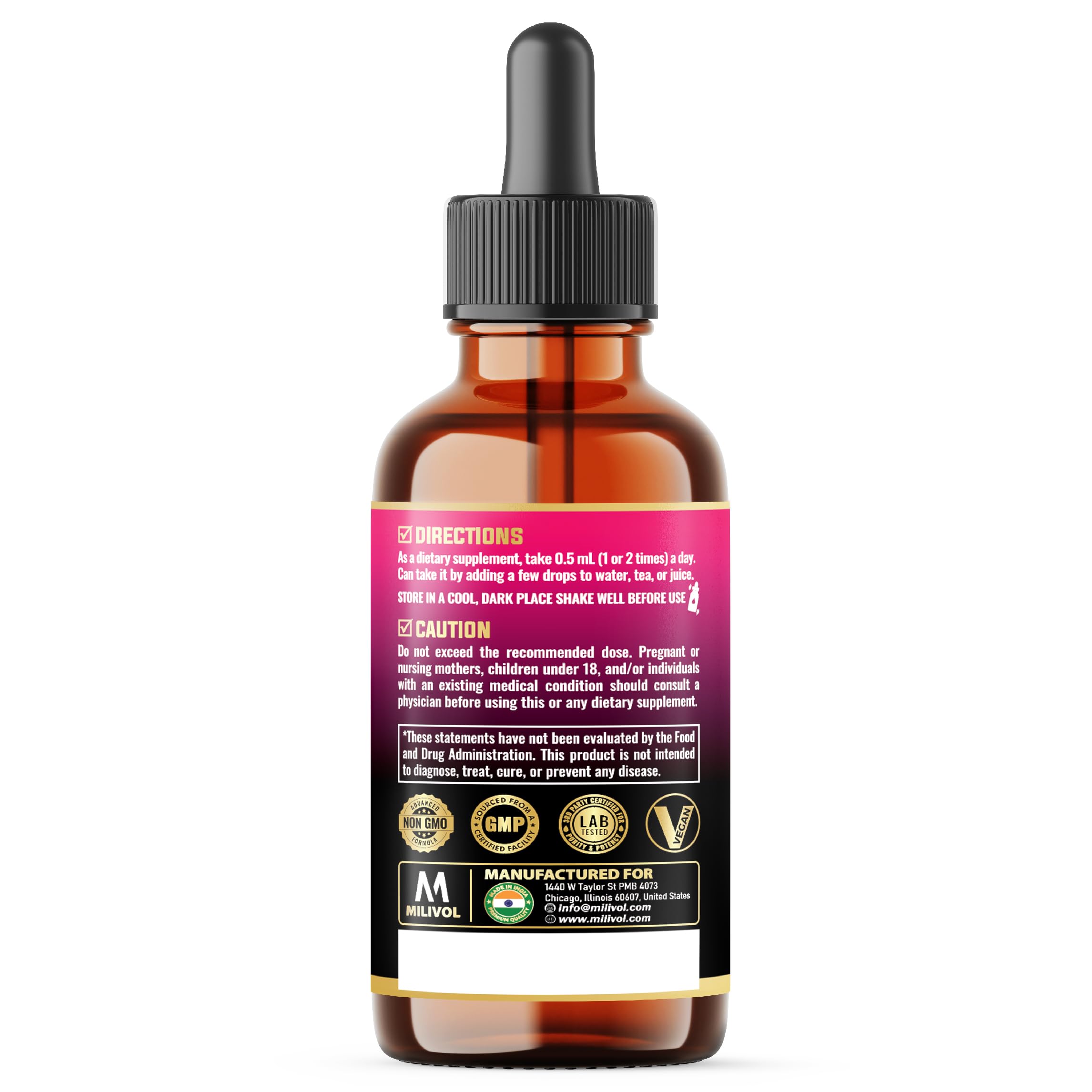 Bottle label indicating a 60-day supply