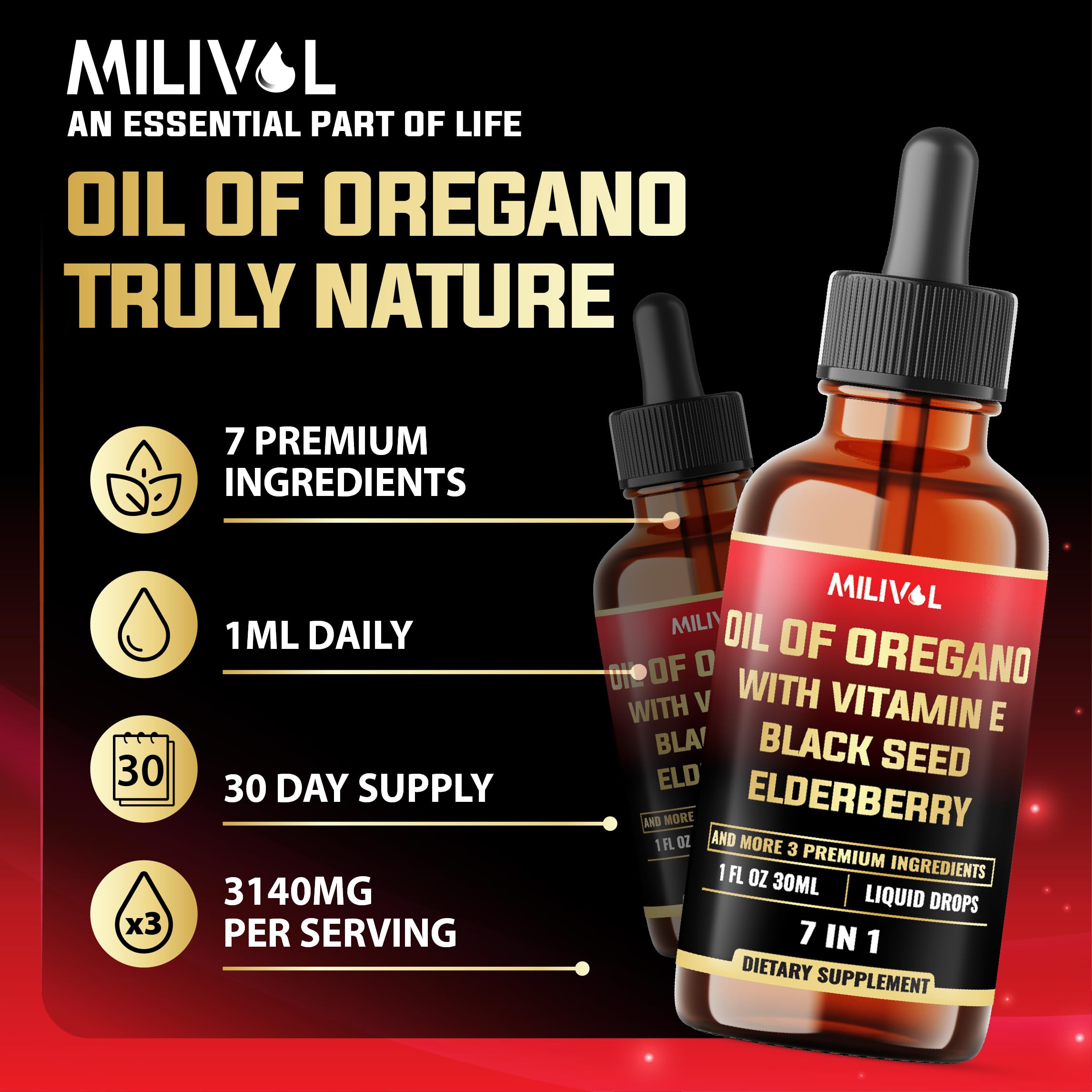 Milivol label non GMO and quality testing