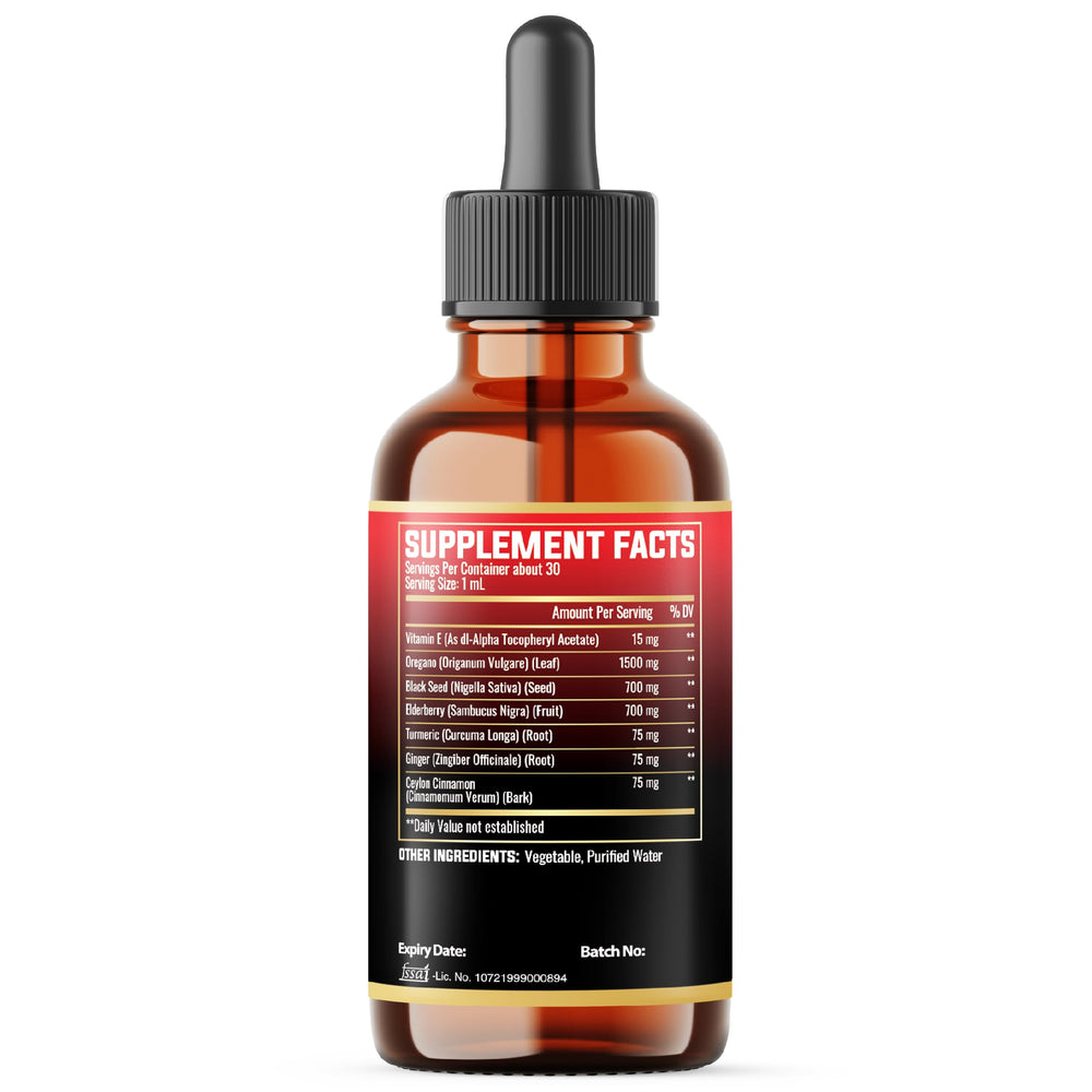 Non GMO Milivol oregano oil drops packaging