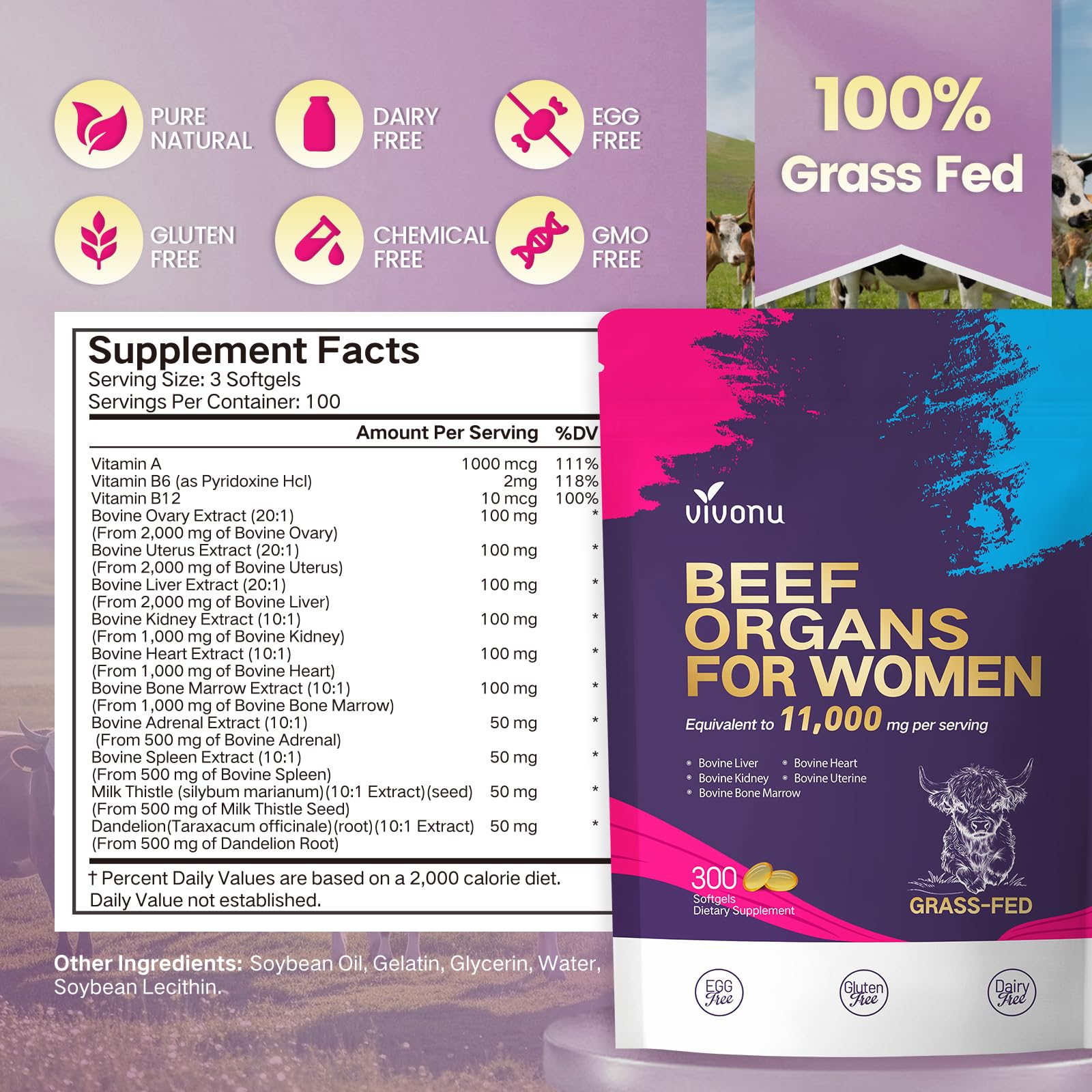 Milk thistle and dandelion root herbal support