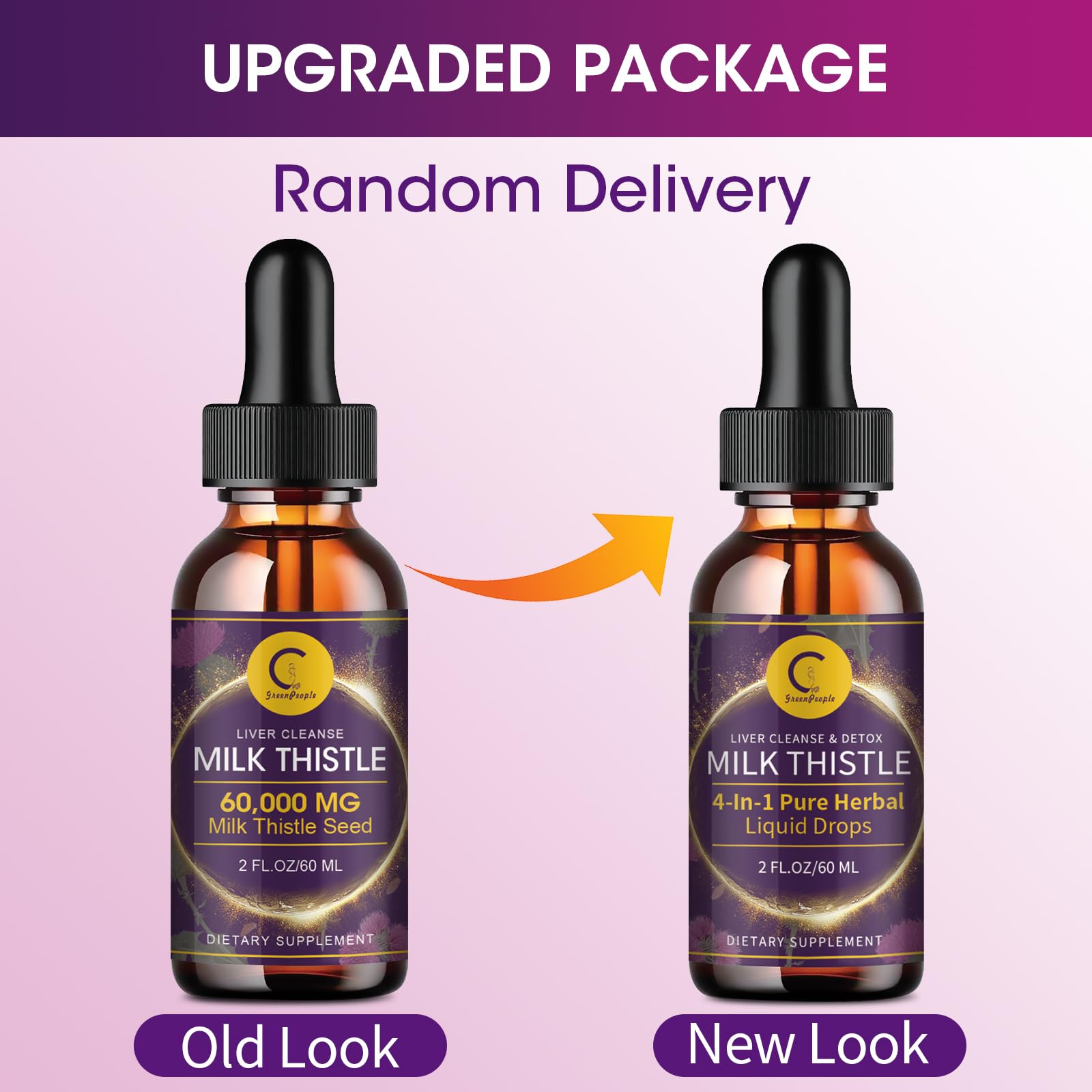 Milk Thistle Drops packaging and box