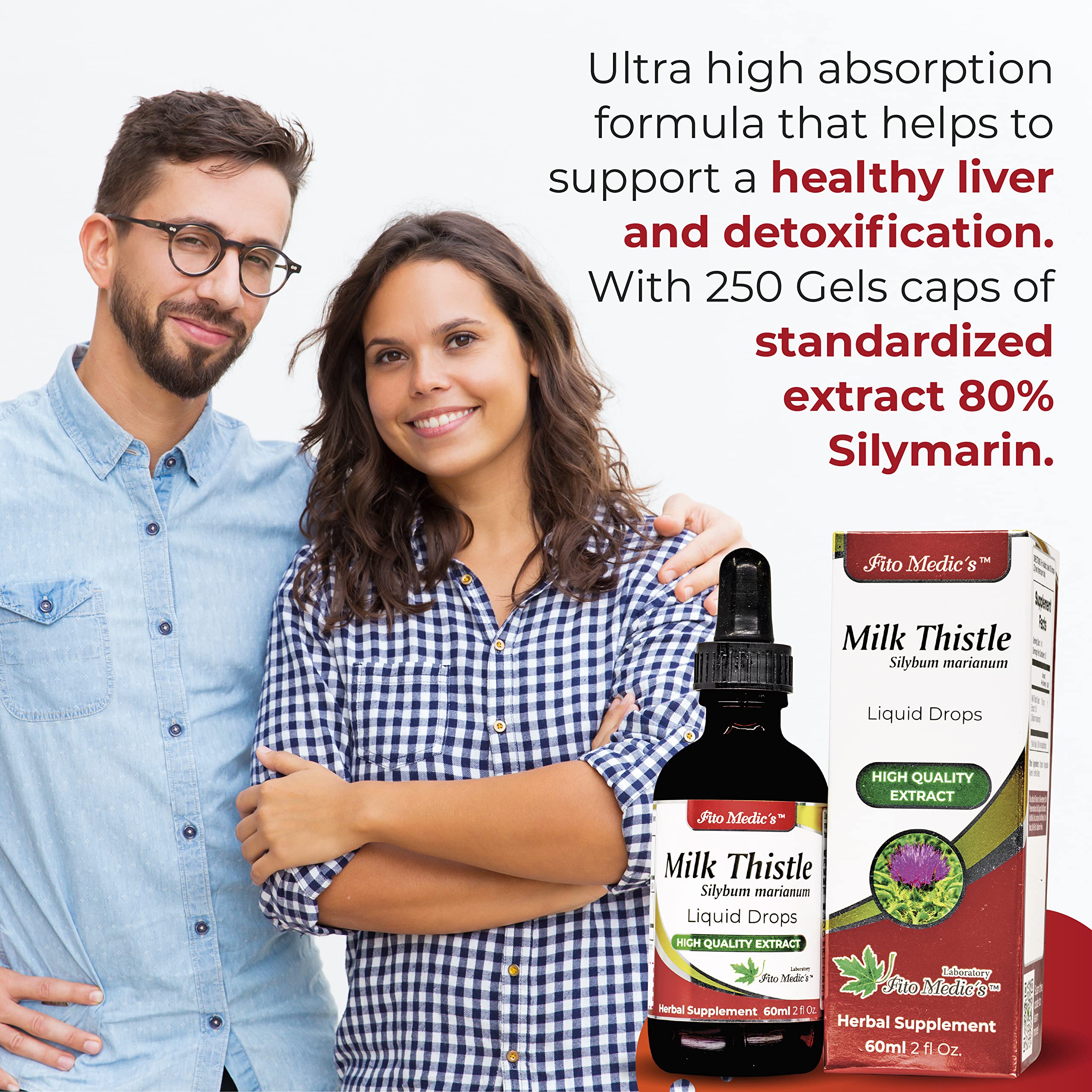 Pure milk thistle extract with ultra-high absorption