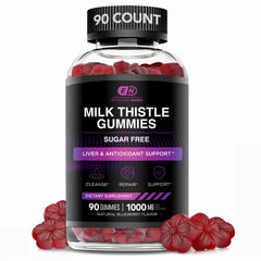 Bottle of Milk Thistle Gummies – 90 count