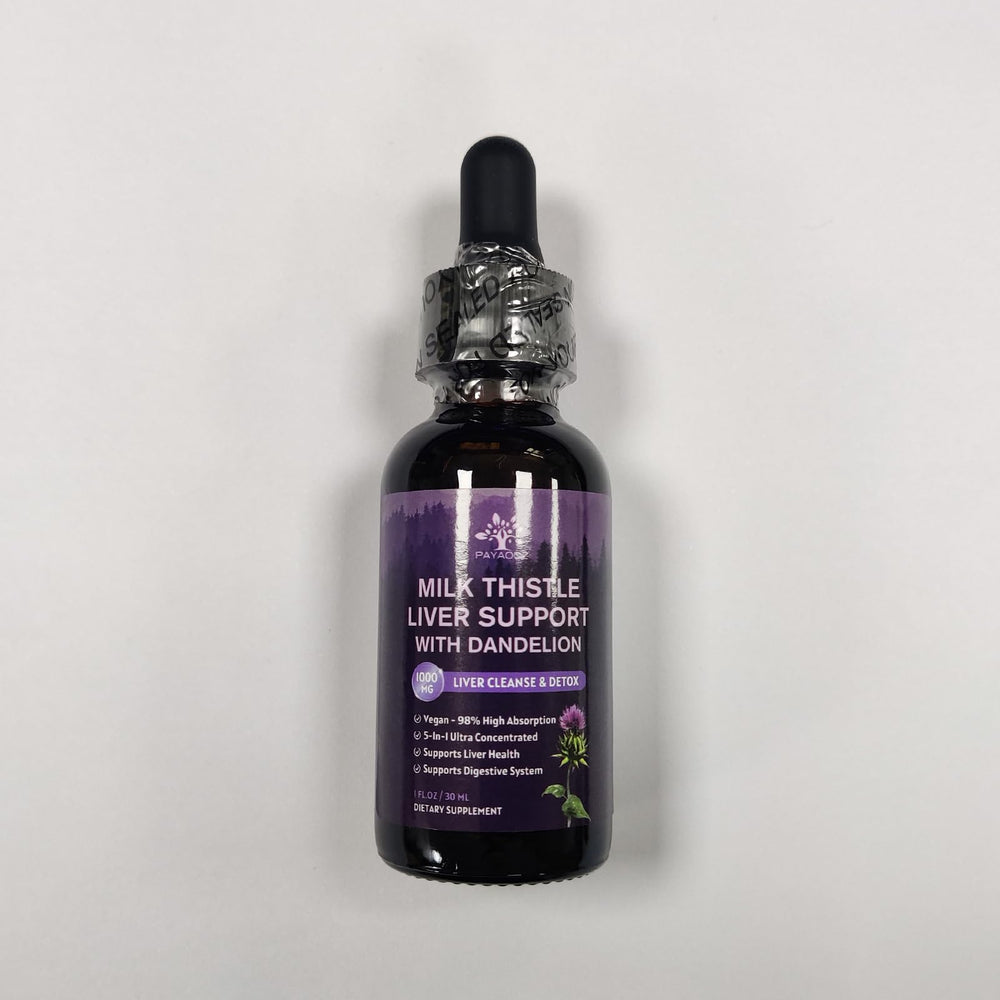 Lifestyle shot of Milk Thistle Liver Health supplement branding