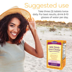 Bottle of Milk Thistle Liver Cleanse with 60 tablets