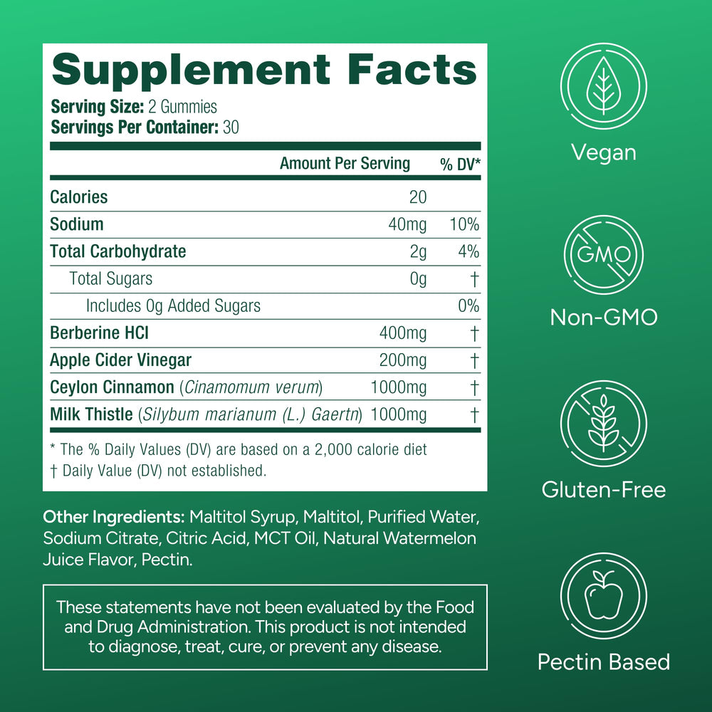 Milk thistle liver detox support with berberine