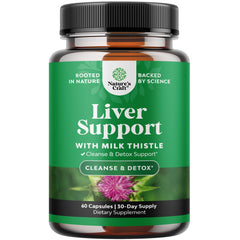 Milk Thistle Liver Support supplement bottle