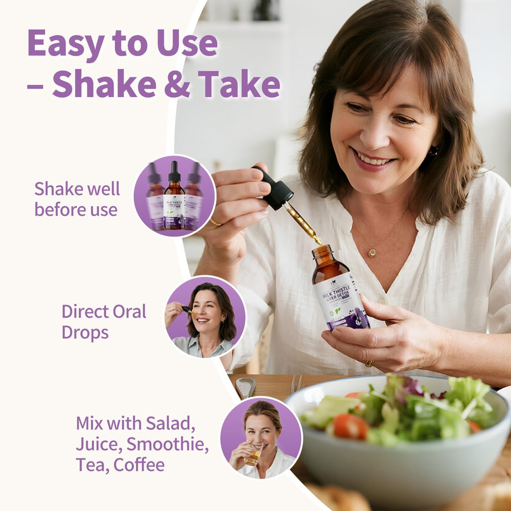 Measuring 1 mL dose of liquid supplement