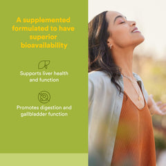 Close-up of Natural Factors Milk Thistle Phytosome label showing 80% silymarin