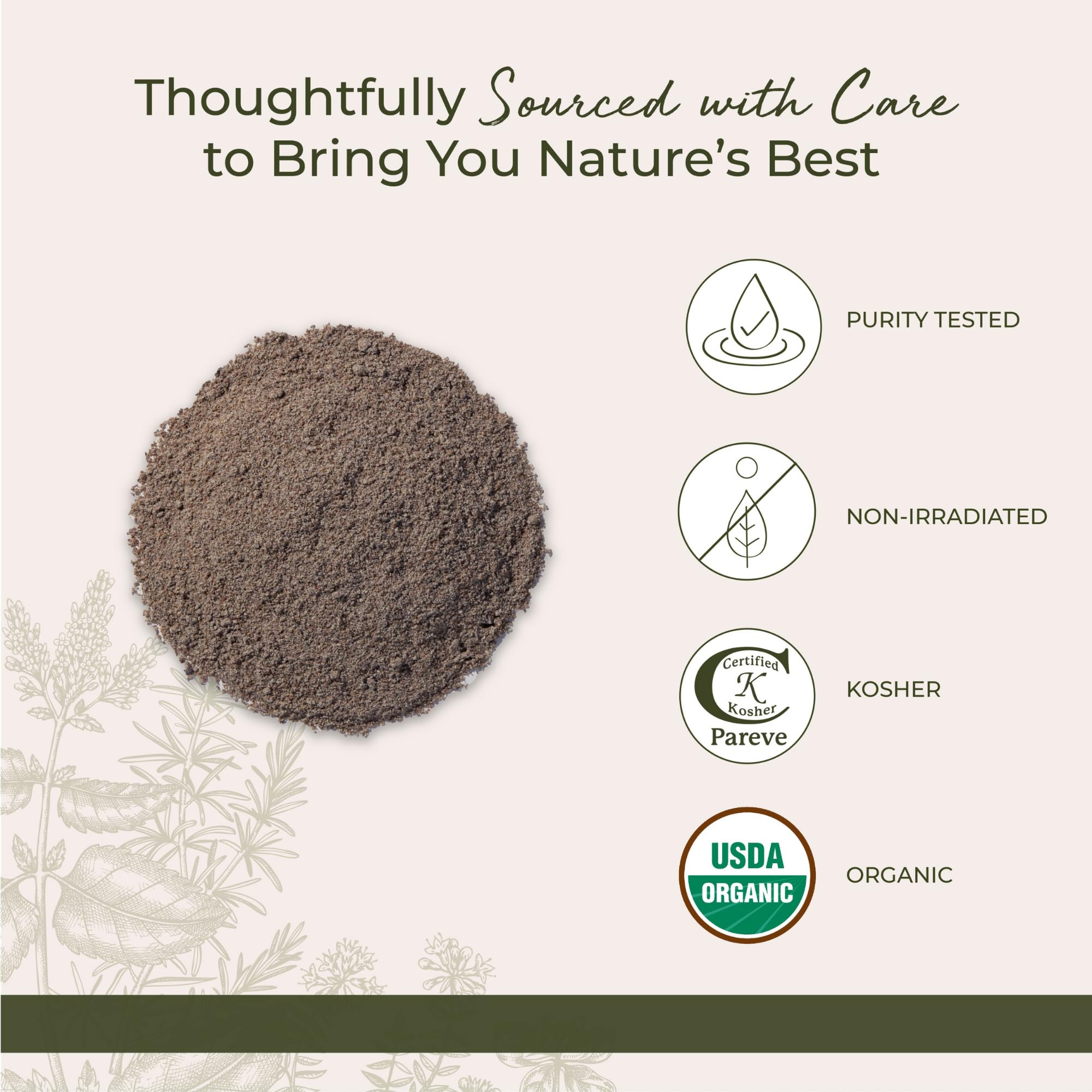 Milk thistle powder being added to oatmeal or yogurt