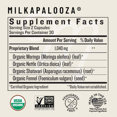 Front view of Milkapalooza packaging box
