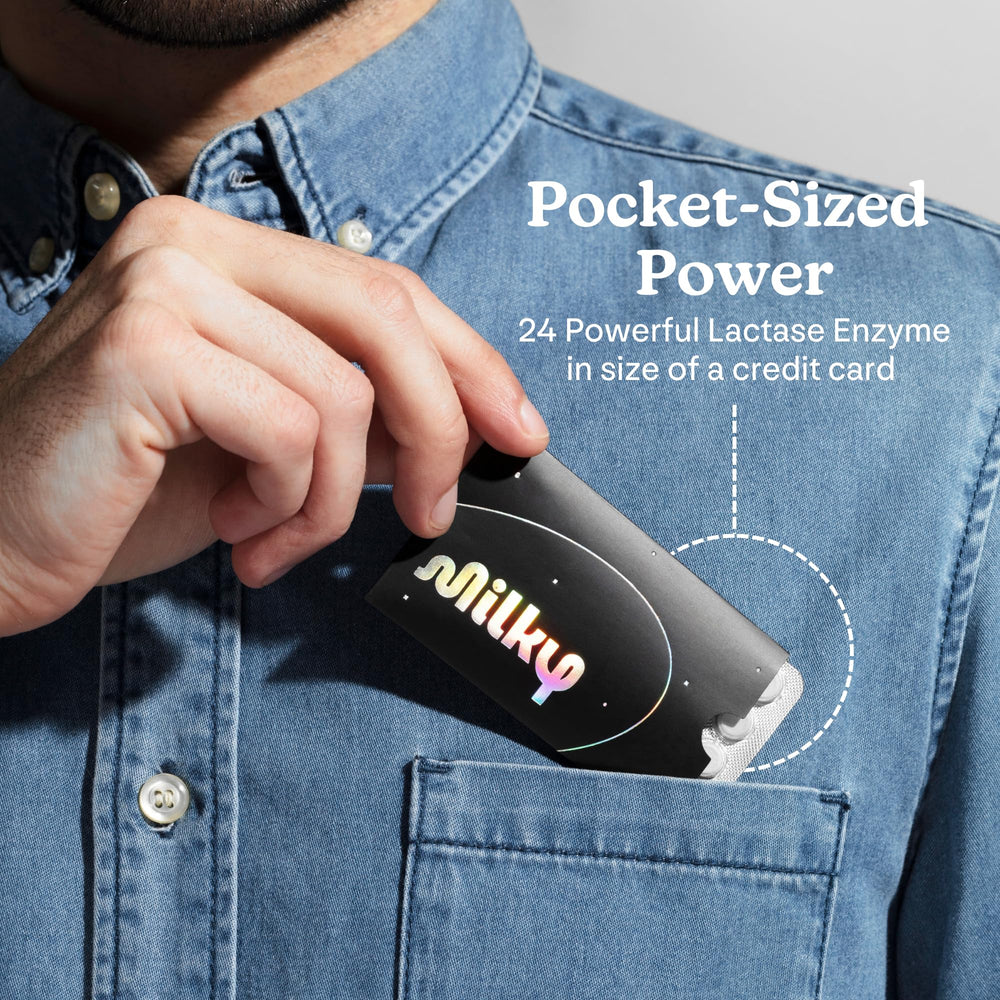 Milky Lactose used for dining out to relieve dairy-related symptoms