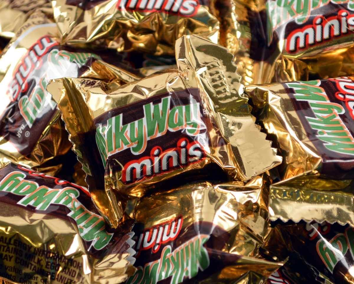 Milky Way Bite Size Candy Bars 3 lb bag for sharing and movie night snacking.