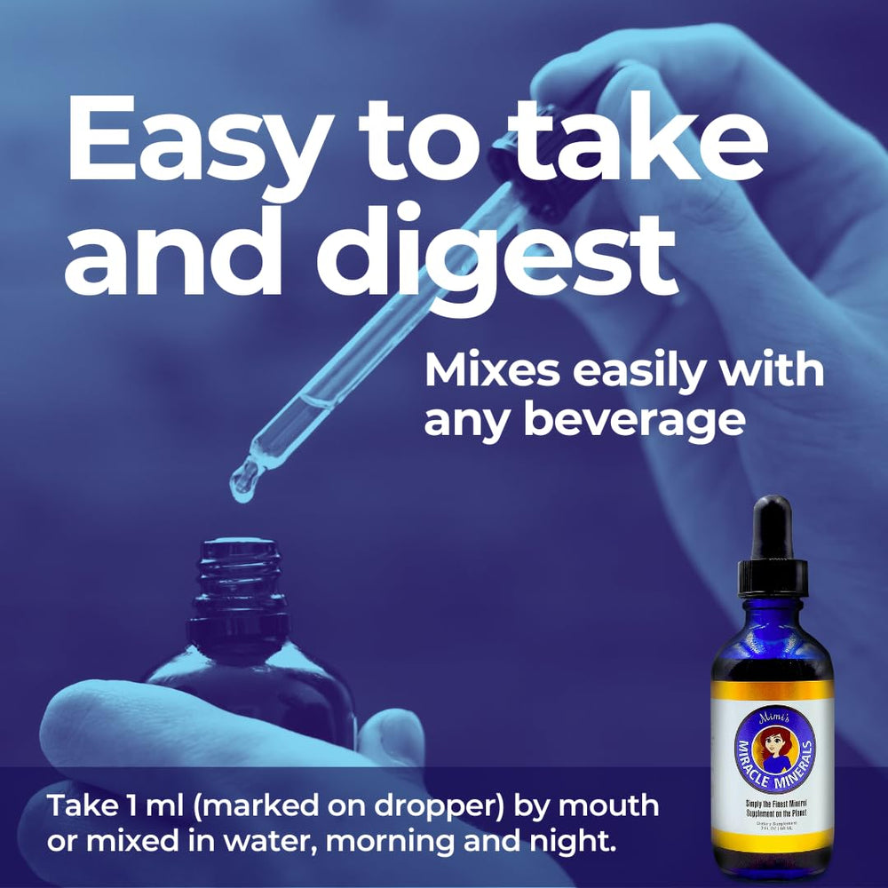 Graphic illustrating ionic minerals delivery for absorption