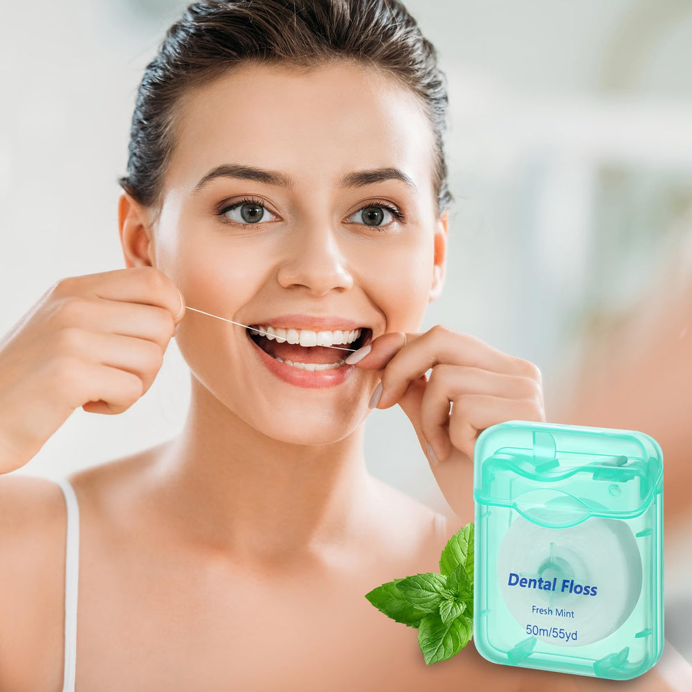 Mimorou 60-pack mint floss with dual-pack wrap
