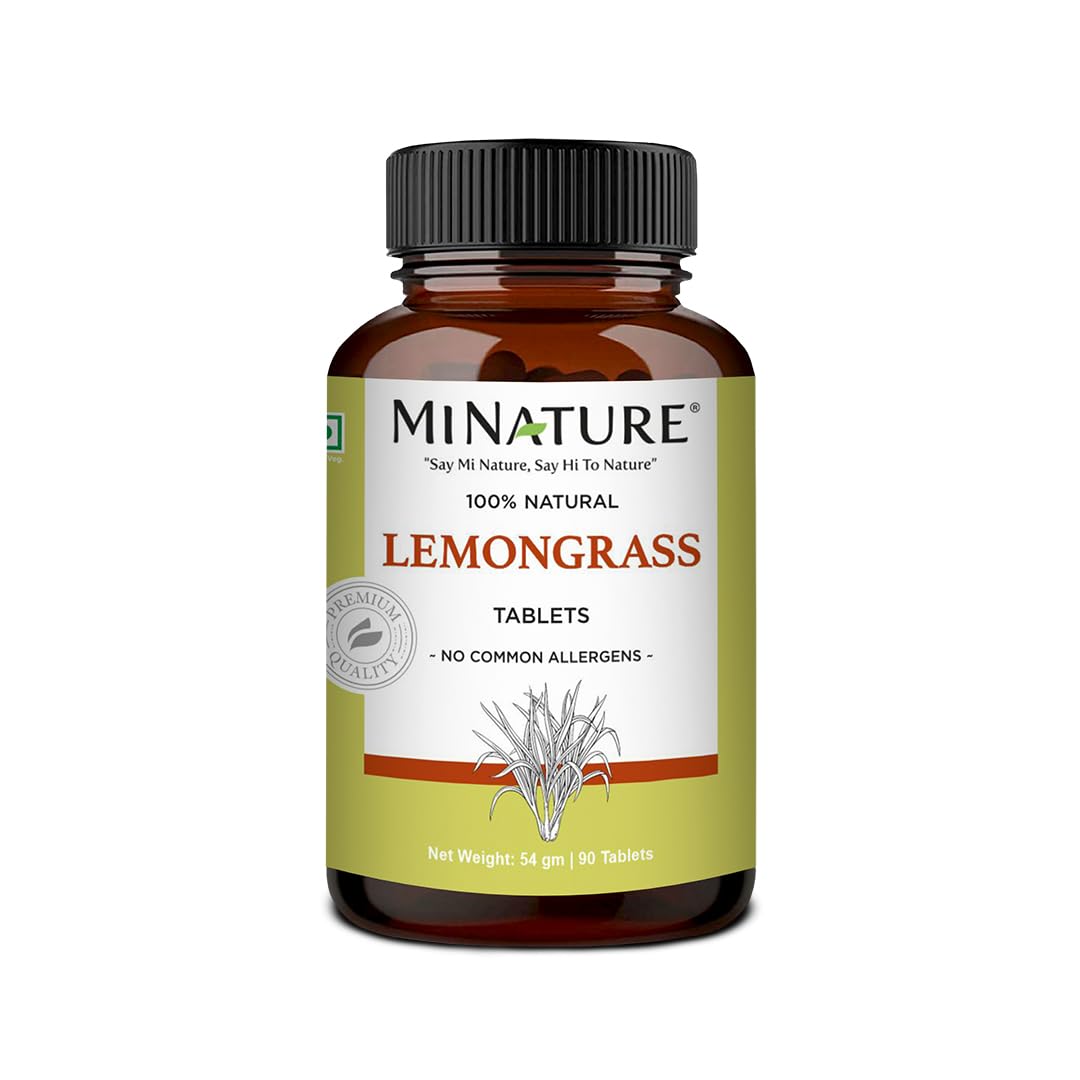 Bottle of Minature Lemongrass Tablets (Cymbopogon) with label