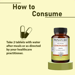 Sealed bottle of lemongrass tablets for freshness