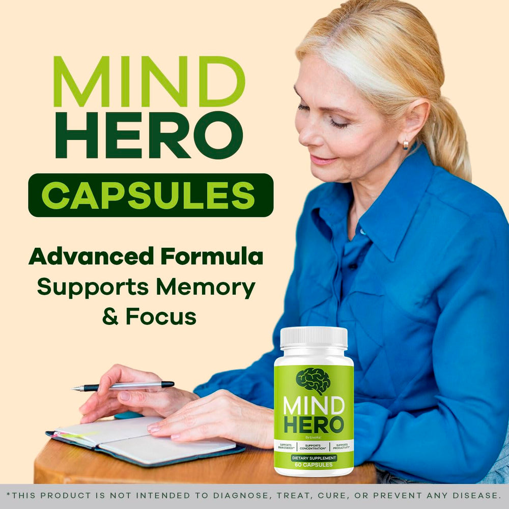 Mind Hero Capsules 3-Pack front label