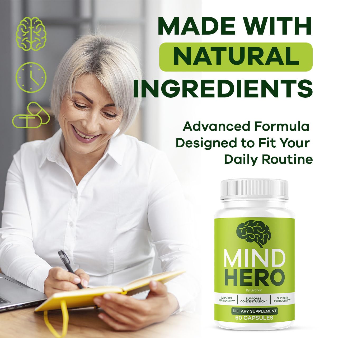 Mind Hero Capsules memory support representation