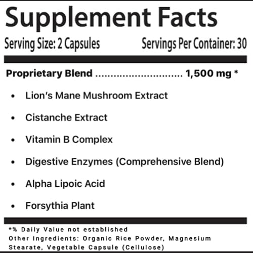 Close-up of MindBoost capsules beside the bottle.