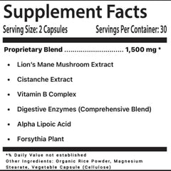 Close-up of MindBoost capsules beside the bottle.