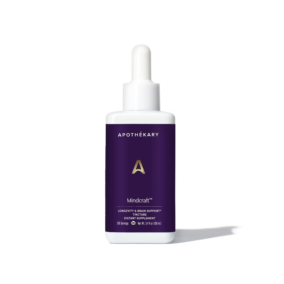 Mindcraft hero image with bottle and dropper