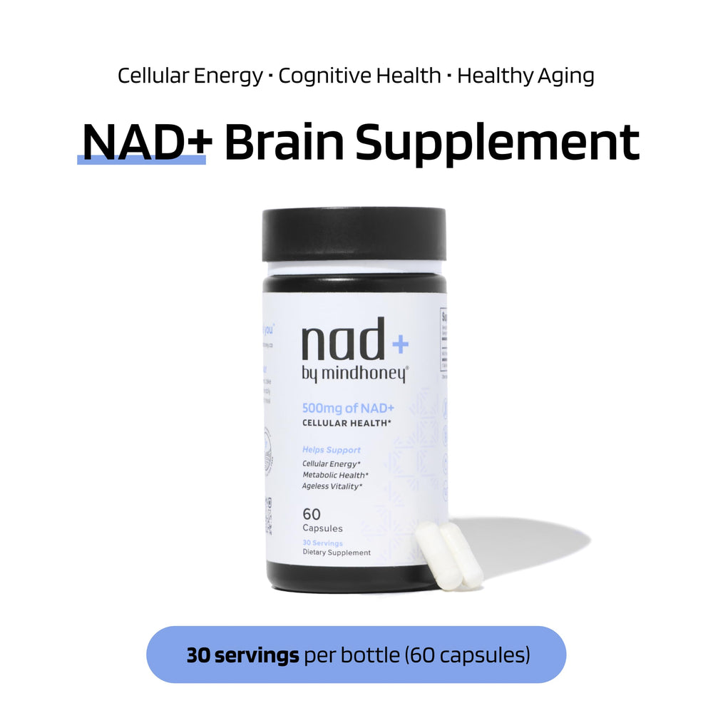 Mindhoney NAD+ packaging and box design