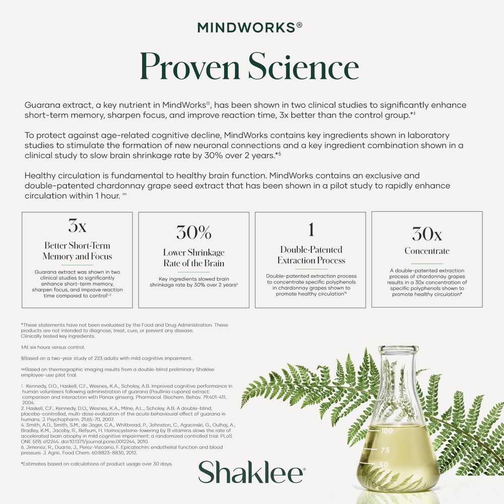 Concept image of brain health and focus