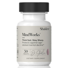 Shaklee MindWorks bottle label front