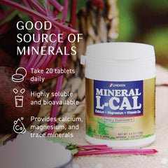 Ingredient and mineral information for Mineral L-Cal